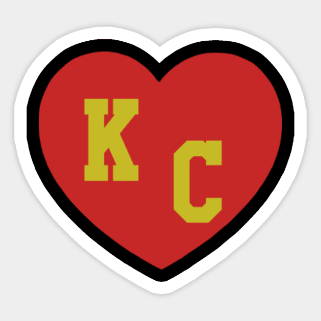Kansas City Chiefs Love - Kansas City Chiefs - Sticker