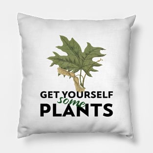 Plants Leaf Garden Leaves Design Pillow