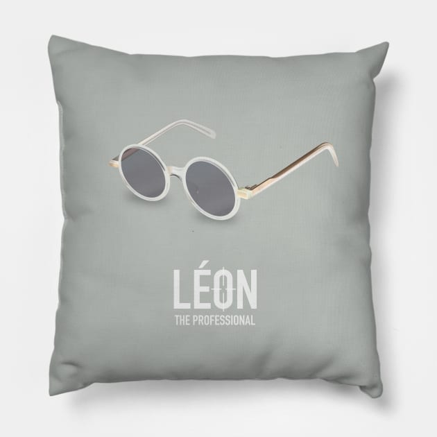 Leon: The Professional - Alternative Movie Poster Pillow by MoviePosterBoy