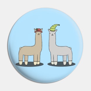 llamas with hats. Pin