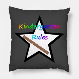 Kindergarten Rules Pillow