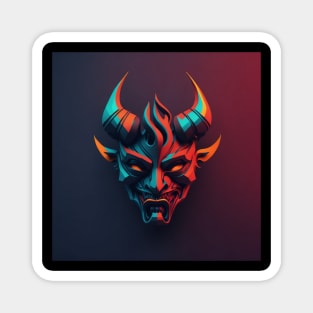 oni mask Magnet