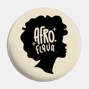 Afro Girl Pin
