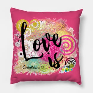 Hypnotic LOVE is by Visual Messages Pillow