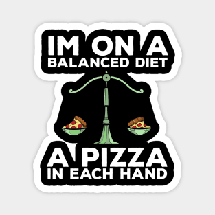 Funny Diet Pizza Meme Weightloss Gym Workout Fitness Gift Magnet