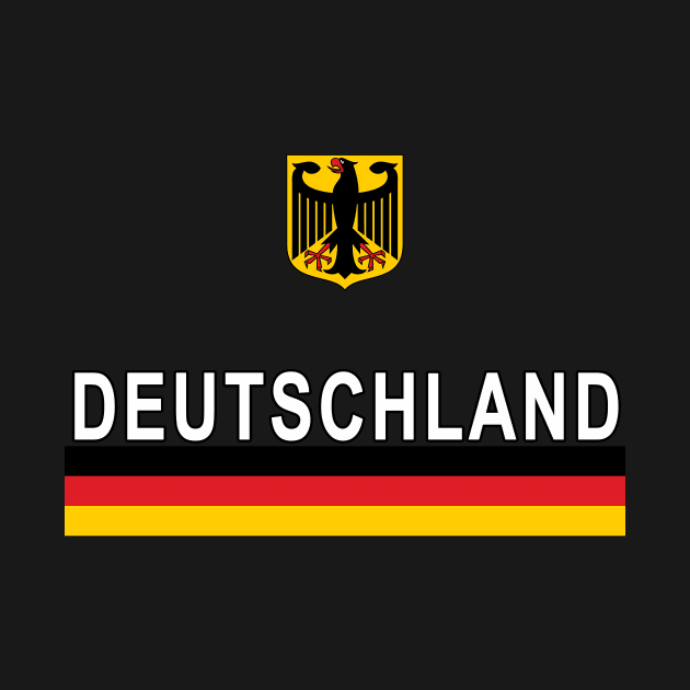 Deutschland Flag And Emblem Germany by SnugFarm