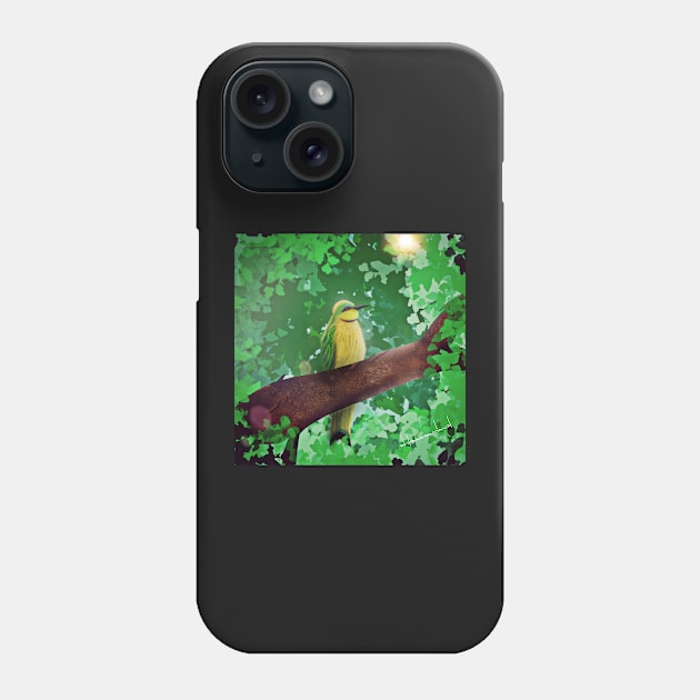 Nature beautiful bird Phone Case by AHTESSAM