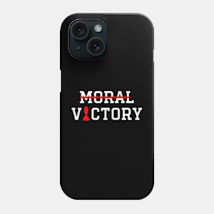 Moral Victory Black Phone Case