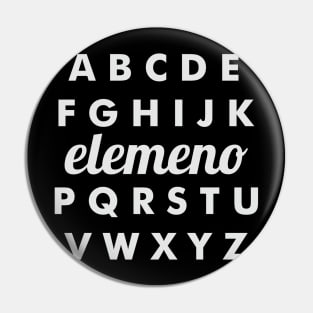 Alphabet Pin