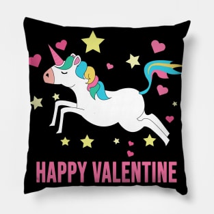 Unicorn Valentine Pillow