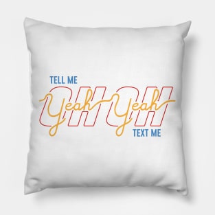 OH YEAH YELLOW (BTS) Pillow