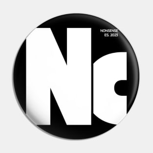 Nonsense Founder Logo Pin