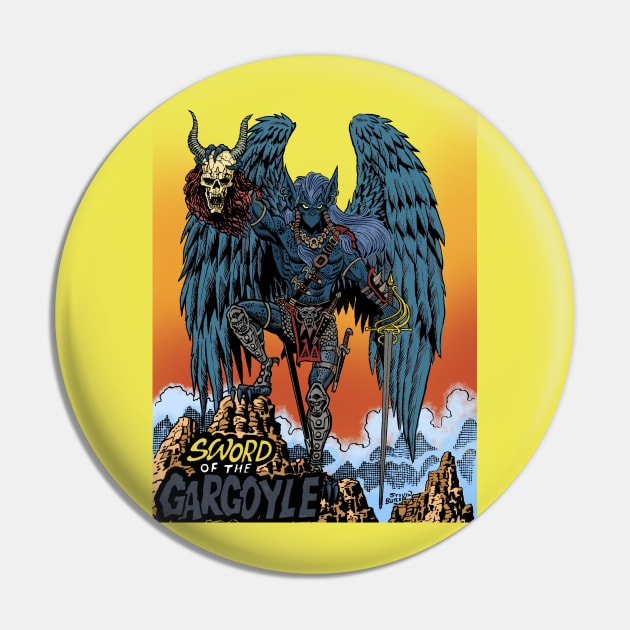 Sword of the Gargoyle 1 Pin by Blue Moon Comics Group