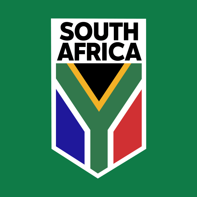 South Africa Flag Emblem by SLAG_Creative