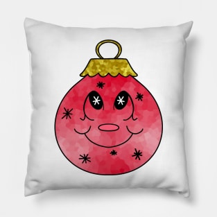 CUTE Red Christmas Ornament Pillow