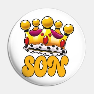 Son Kings Crown Pin