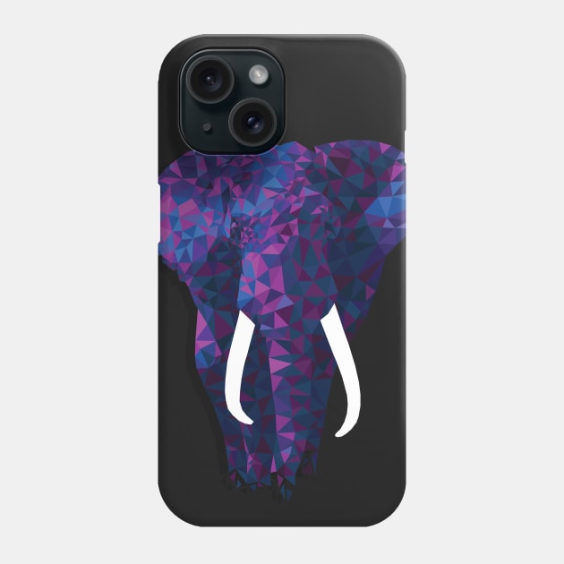 Geometric Elephant Phone Case by polliadesign