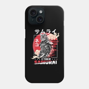 Cat Cyber Samurai  - Japanese Style Phone Case