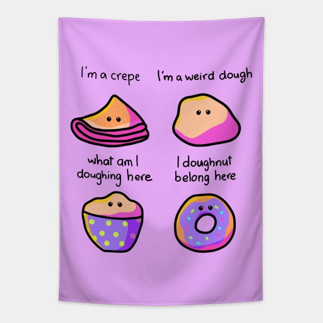 I'm a crepe Tapestry by lowercasev