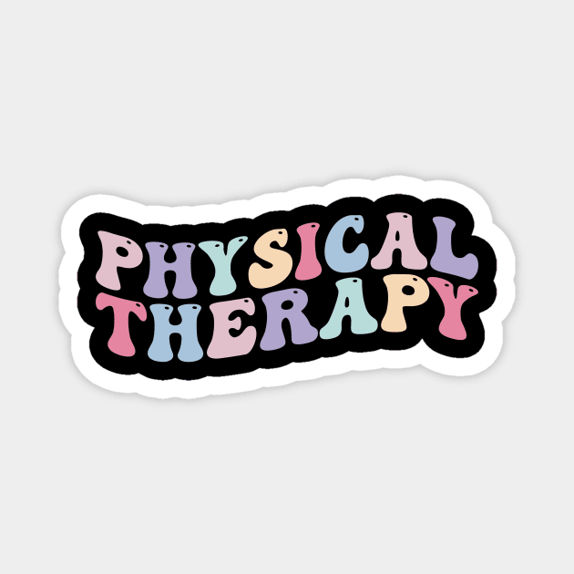 Physical Therapy Retro Physical Therapist pt Magnet by unaffectedmoor