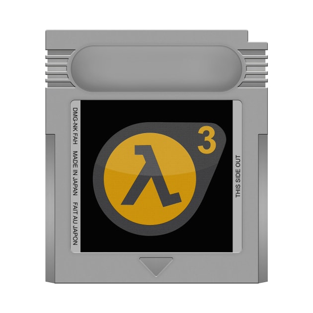 HL Logo 3 Game Cartridge by PopCarts