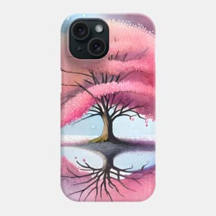 Sakura Tree Japanese Watercolor Nature Phone Case