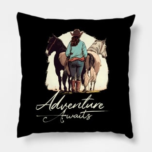 Love Horse Riding Pillow