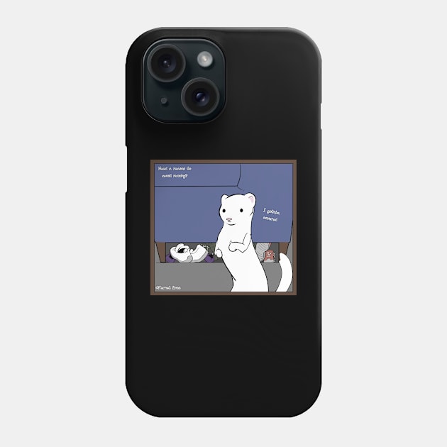 Ferret- Shoe Thief Phone Case by Skillful Ferret