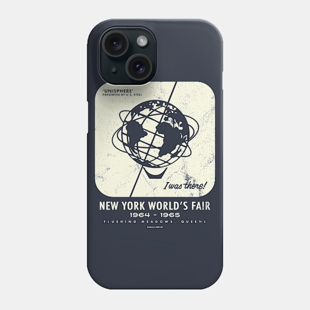 1964-65 World's Fair, New York - Unisphere & 'I was there!' Phone Case by deadmansupplyco