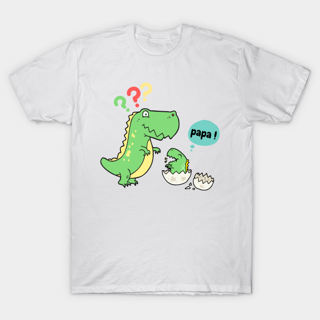 Discover Papa Saurus - Dino - T-Shirt