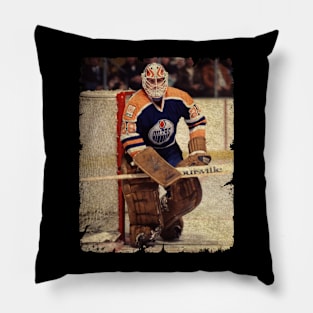 Dave Dryden in Edmonton Oilers, 1979 7 Shutouts Pillow