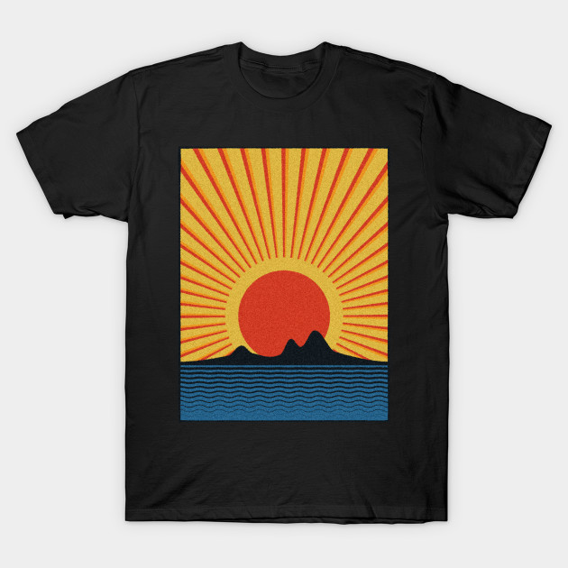 orange rays shirt