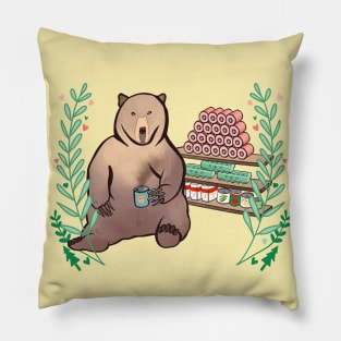 Bear hibernation Pillow