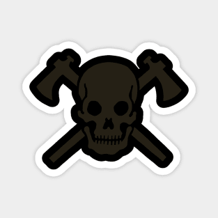 Skull Tomahawk Magnet