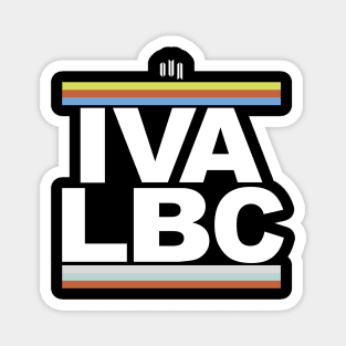 IVA LBC tee (white type version) Magnet