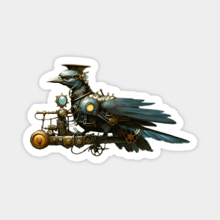 Steampunk Bird Magnet