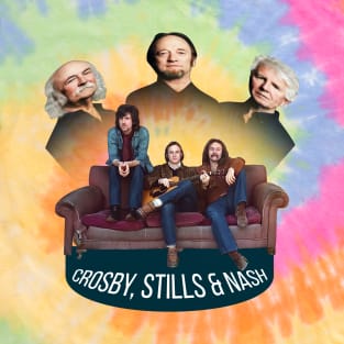 crosby, stills and nash old vs new 2 T-Shirt