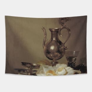 Nature Morte a l'aiguiere by Willem Claeszoon Heda Tapestry