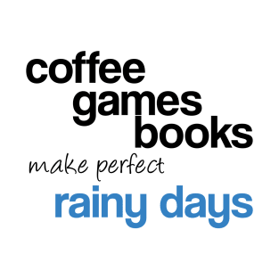 Coffee games books (White) T-Shirt