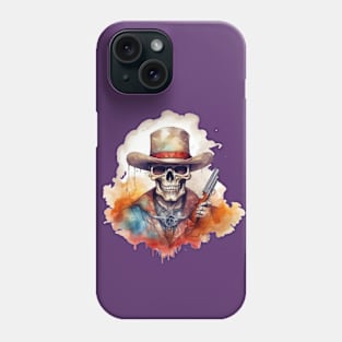 Skull With Guns Phone Case