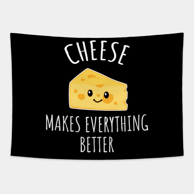 Cheese makes everything better Tapestry by LunaMay