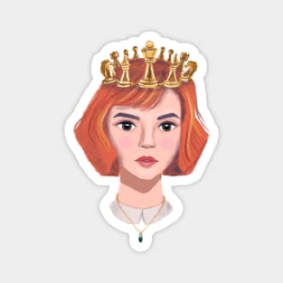 Queen of Chess Magnet