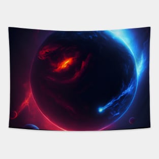 Planets Lights In Space Tapestry