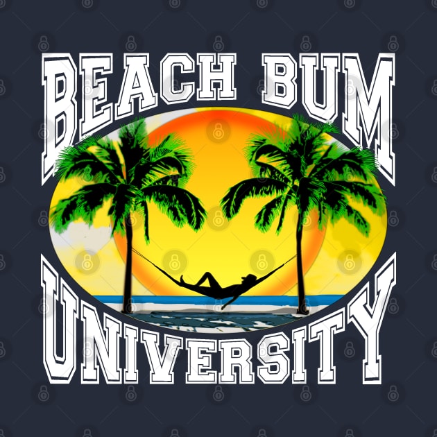 Beach Bum University by macdonaldcreativestudios