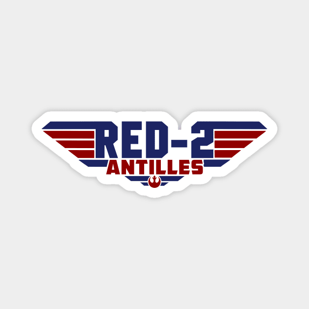 Red 2 Wedge Antilles Magnet by Vault Emporium