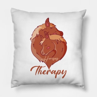 Love Horse Therapy Pillow