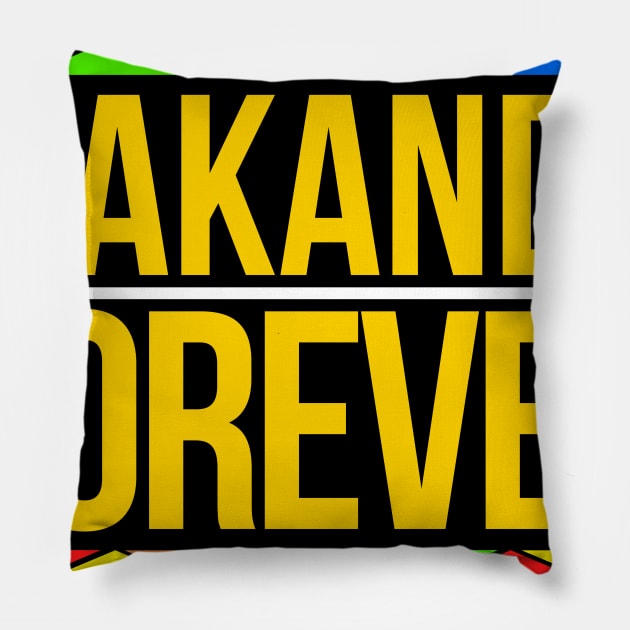 Black Lives Matter - Wakanda Forever Pillow by PushTheButton