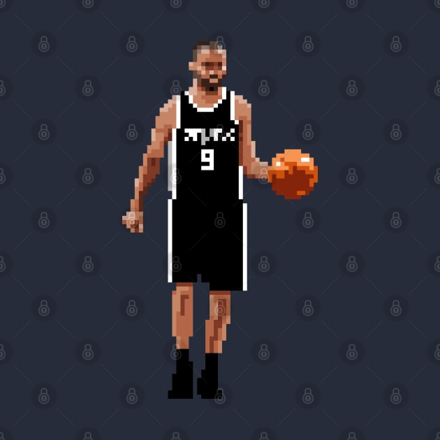 Tony Parker Pixel Dribble by qiangdade