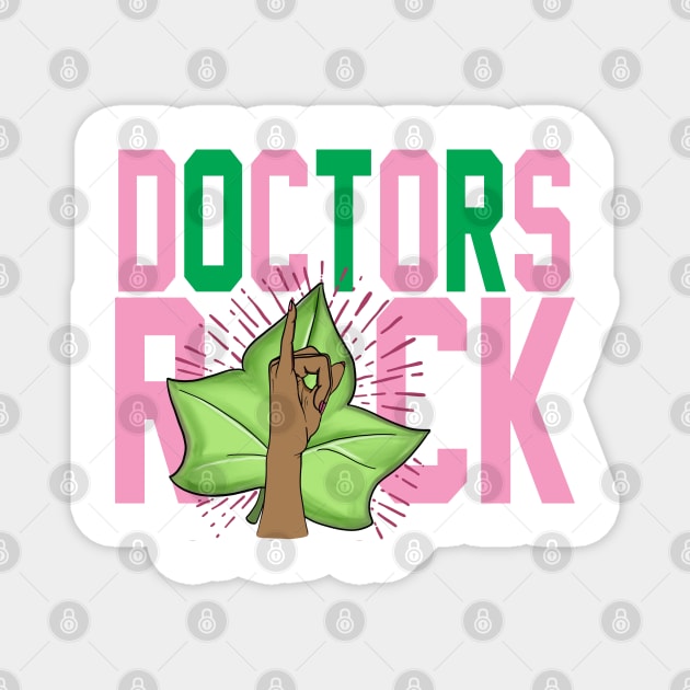 AKA Doctors Rock Magnet by Pretty Phoxie LLC