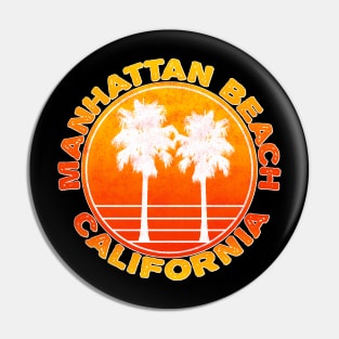 Surf Manhattan Beach California Surfing Pin
